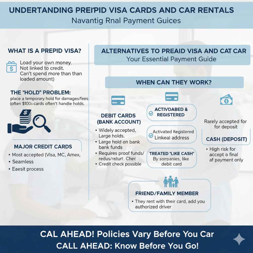 Understanding Prepaid Visa Cards and Car Rentals