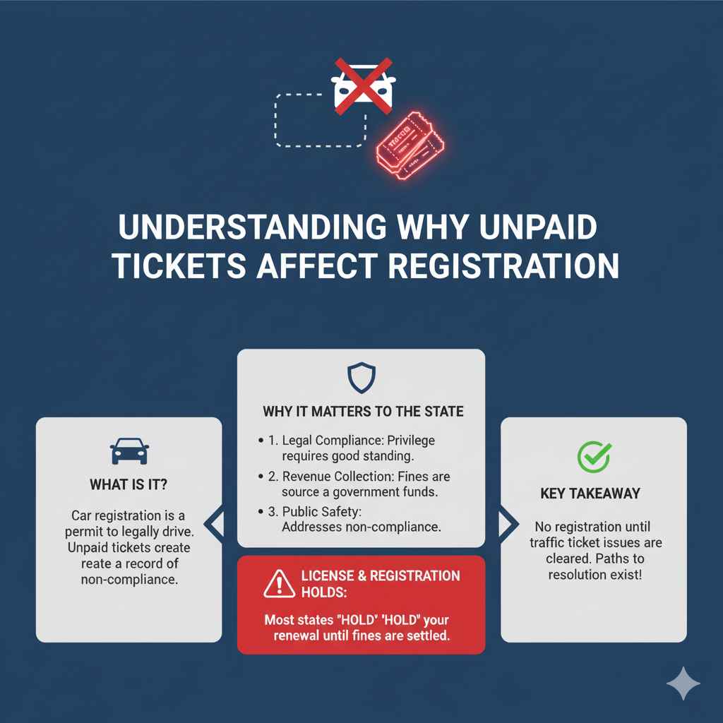 Understanding Why Unpaid Tickets Affect Registration