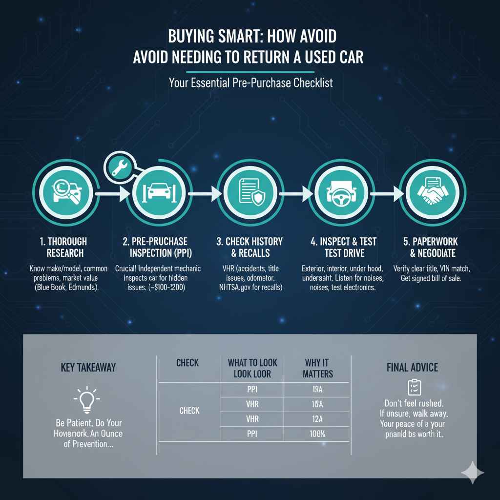 How to Avoid Needing to Return a Used Car