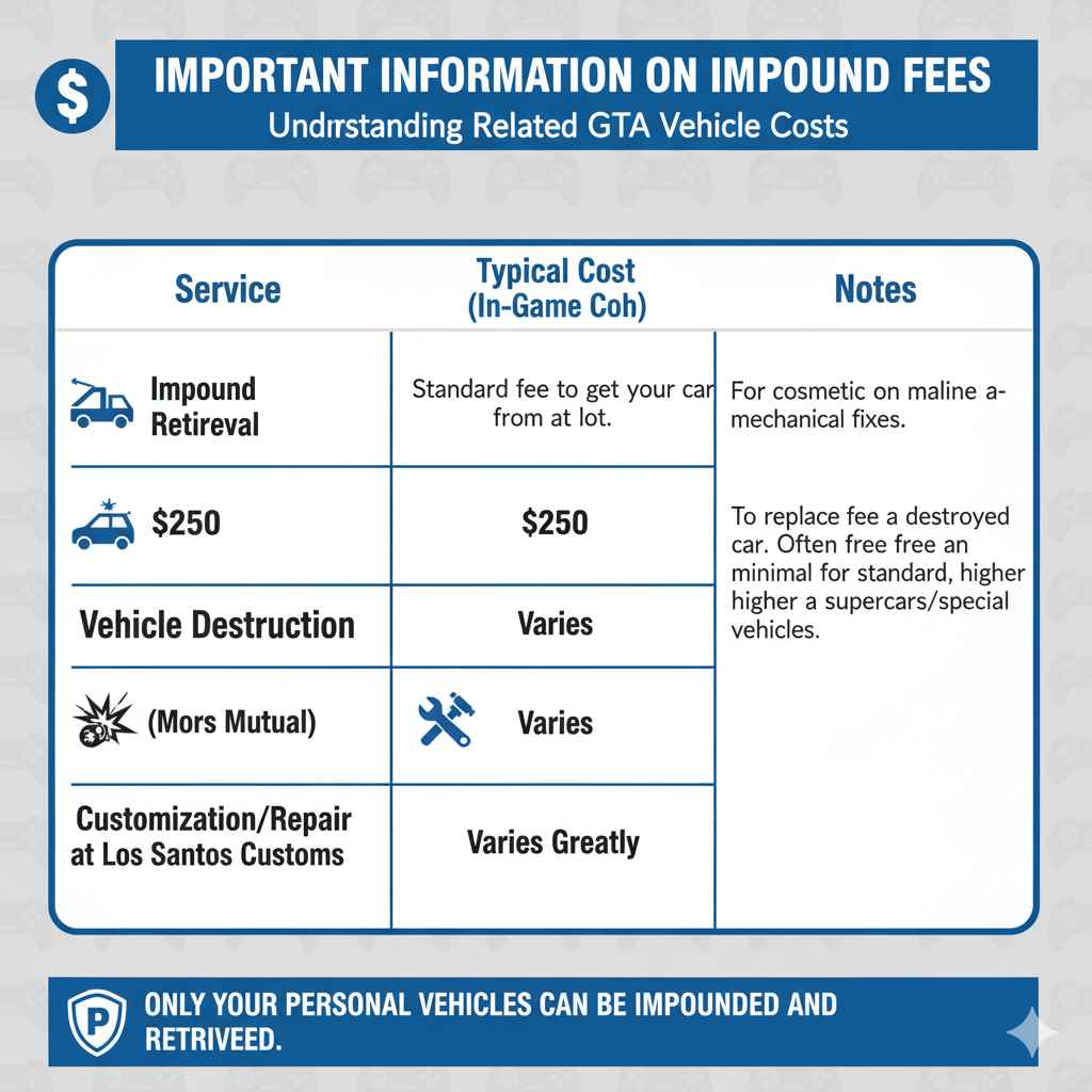 Important Information on Impound Fees