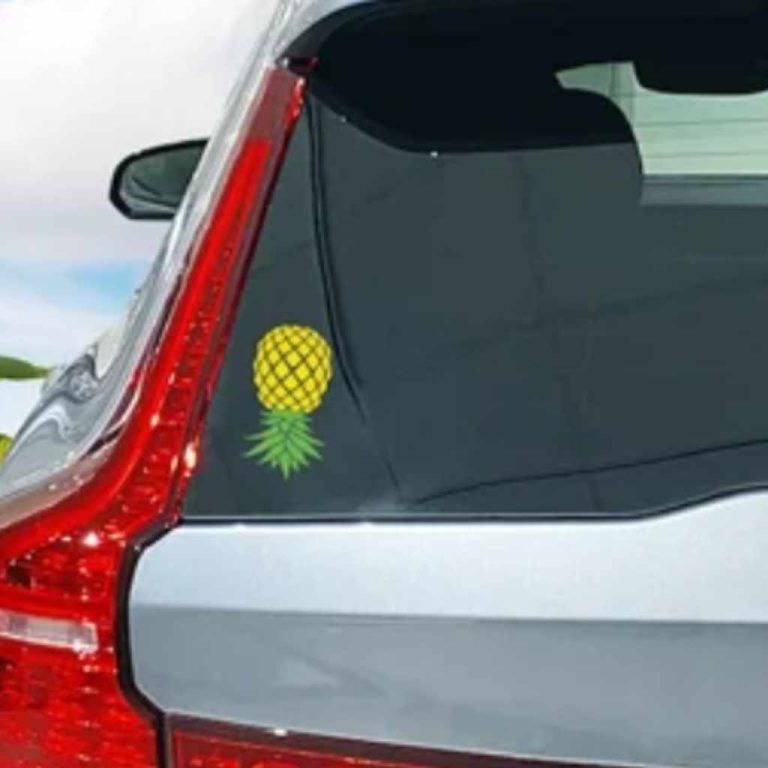 What Does A Pineapple Sticker On A Car Mean?