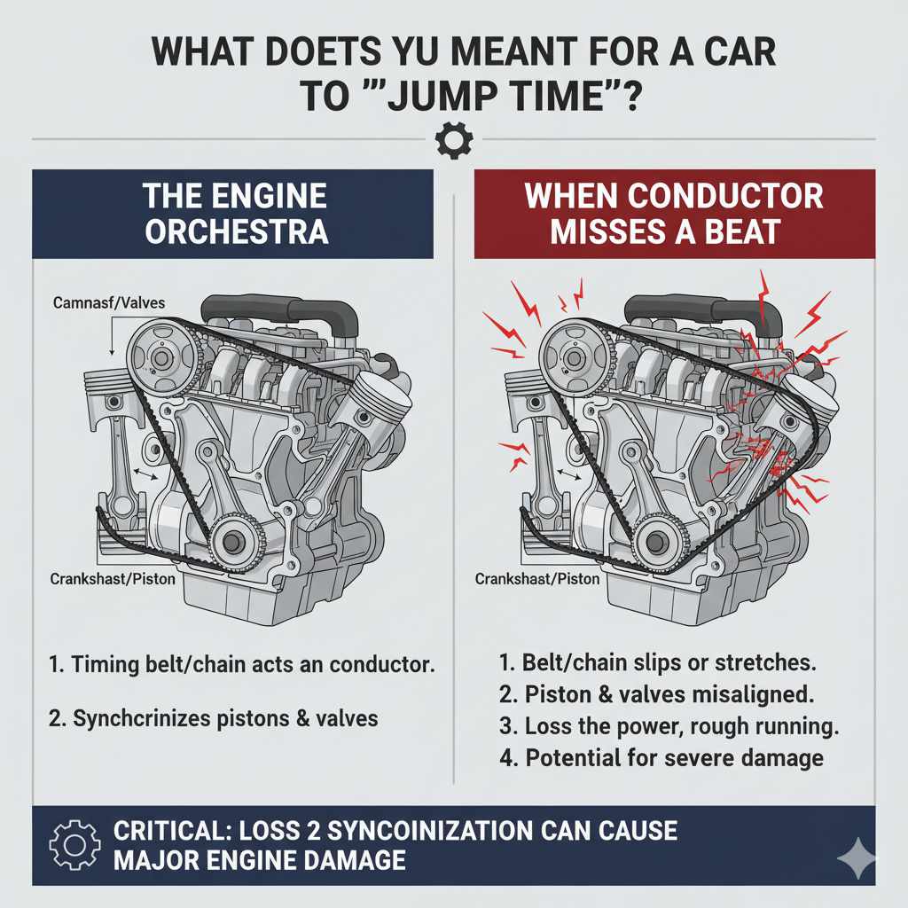 What Does It Mean for a Car to "Jump Time"