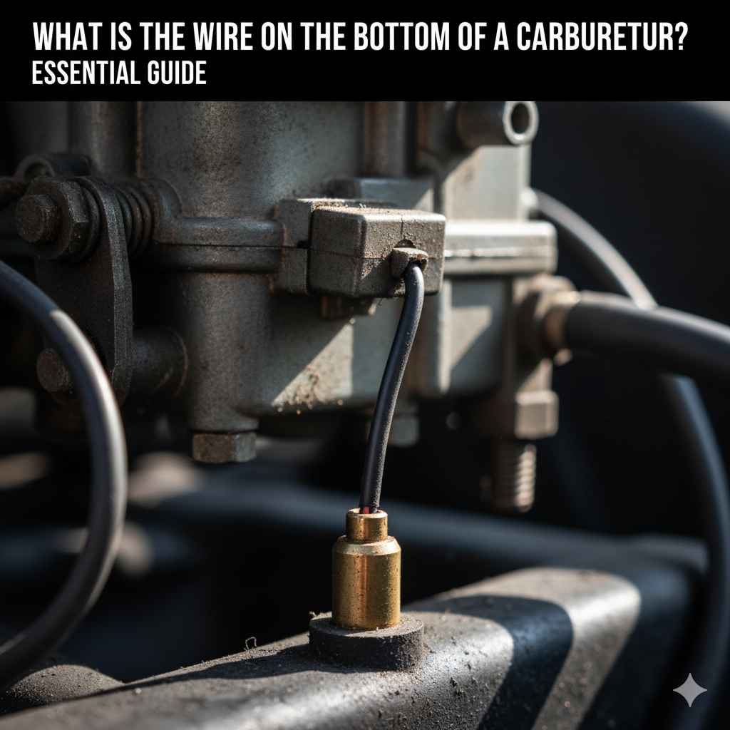 What is the Wire on the Bottom of a Carburetor