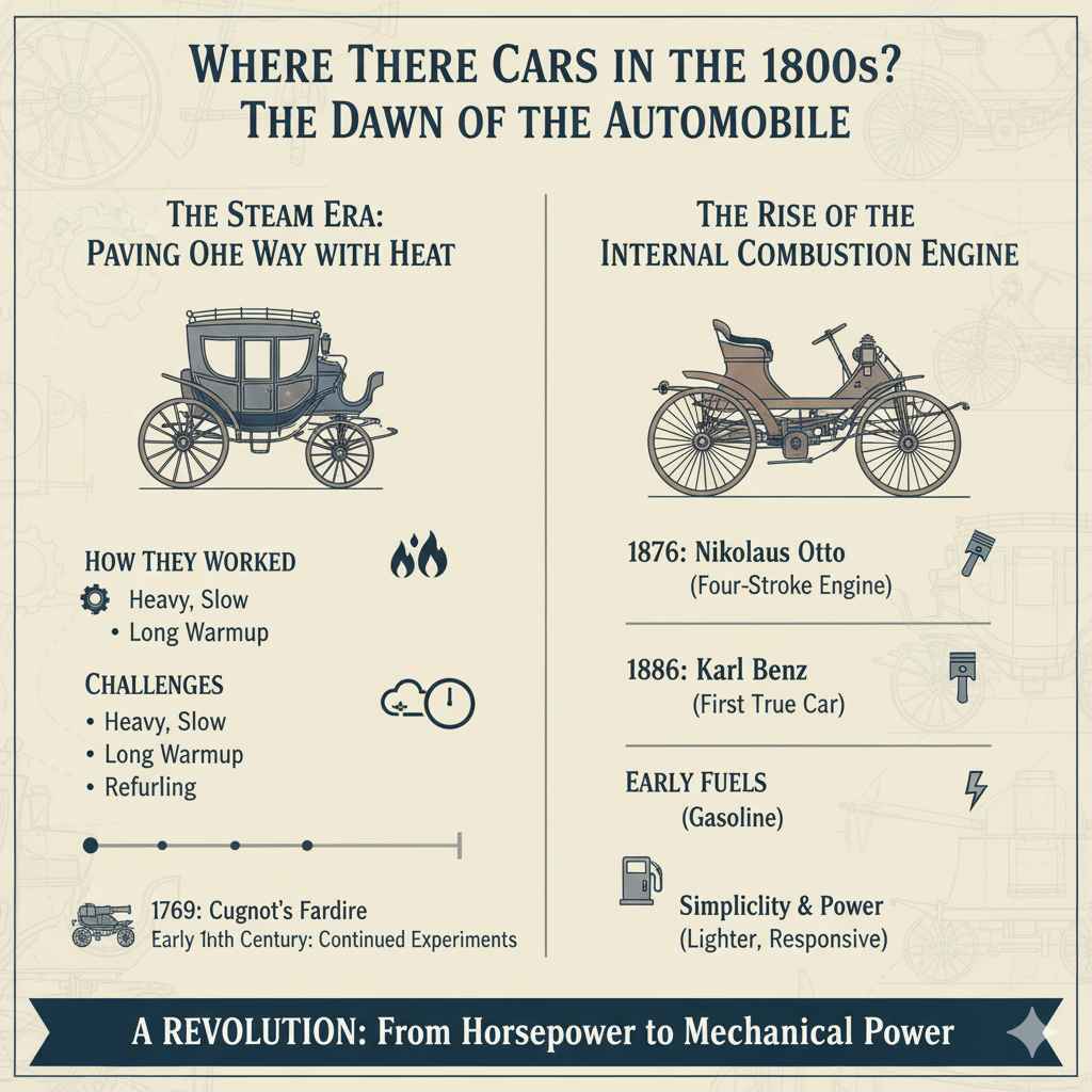 Where There Cars in the 1800s