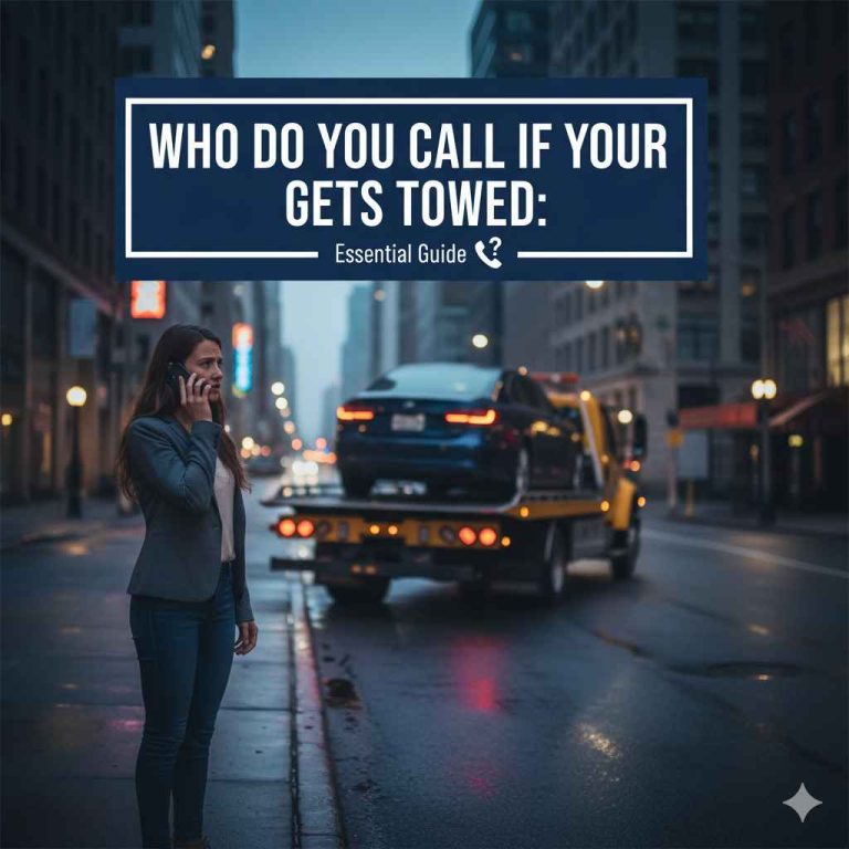 Who Do You Call If Your Car Gets Towed