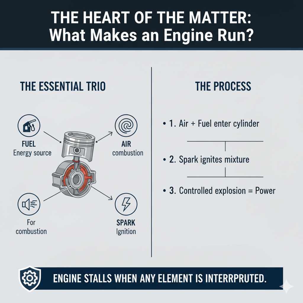 The Heart of the Matter: What Makes an Engine Run?