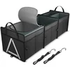 K KNODEL Trunk Organizer Storage with Cooler for Car and SUV (Large, Black)