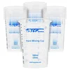 TCP Global 32 oz graduated plastic mixing cups with ratio scales printed on the side