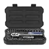WORKPRO 39-Piece Drive Socket Set 1/4'' & 3/8'', CR-V Metric and SAE S