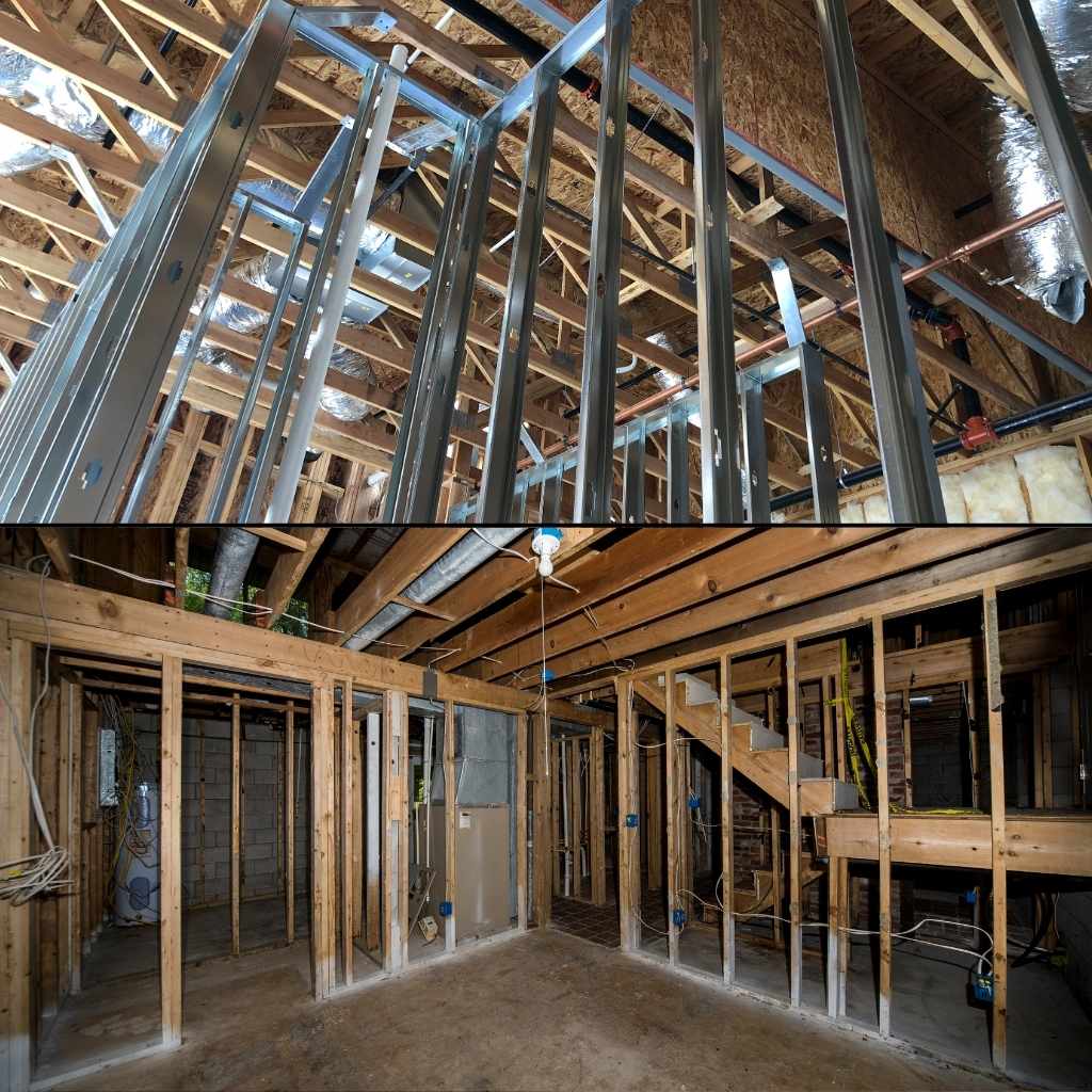 Metal Studs vs Wood Studs Price