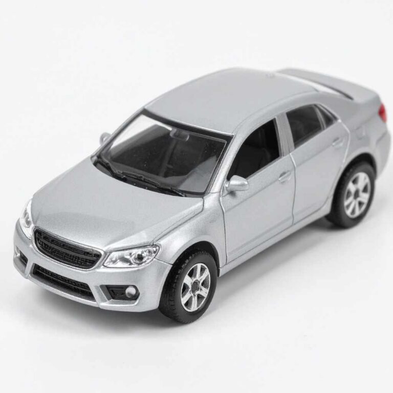 White Wheels Silver Car