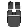Black TPE floor mat and cargo liner set for a Nissan Rogue