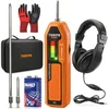 Electronic mechanic stethoscope kit with headset and two probes, product photo