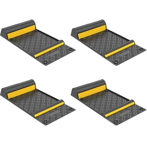 OranclUS self-adhesive parking guide mats for precise garage parking.