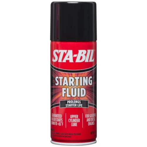 STA-BIL starting fluid with upper cylinder lubricant