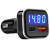 Jebsens USB C Car Charger Adapter with Voltage Display, 30W Cigarette Lighter Type C Fast Charge Pow