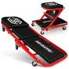 M-AUTO Foldable Z Creeper 2-in-1 Rolling Folding Car Creeper & Seat, 36