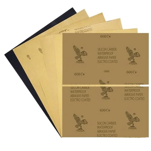 Automotive wet dry sandpaper assortment pack
