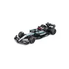 Bburago 1:43 Mercedes W15 F1 diecast model with driver helmet