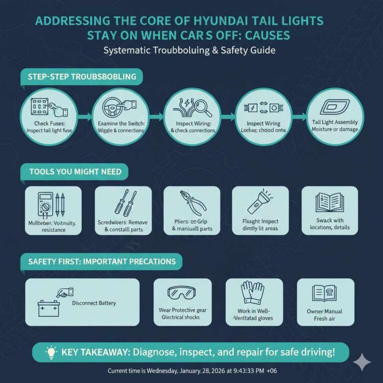 Why Hyundai Tail Lights Stay On When Car Is Off? Find Solutions