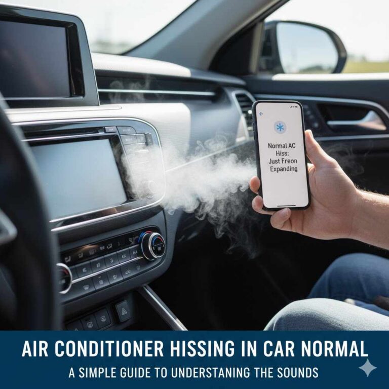 Air Conditioner Hissing in Car Normal