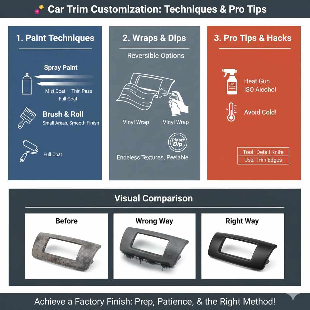 Alternative Painting Techniques for Car Trim