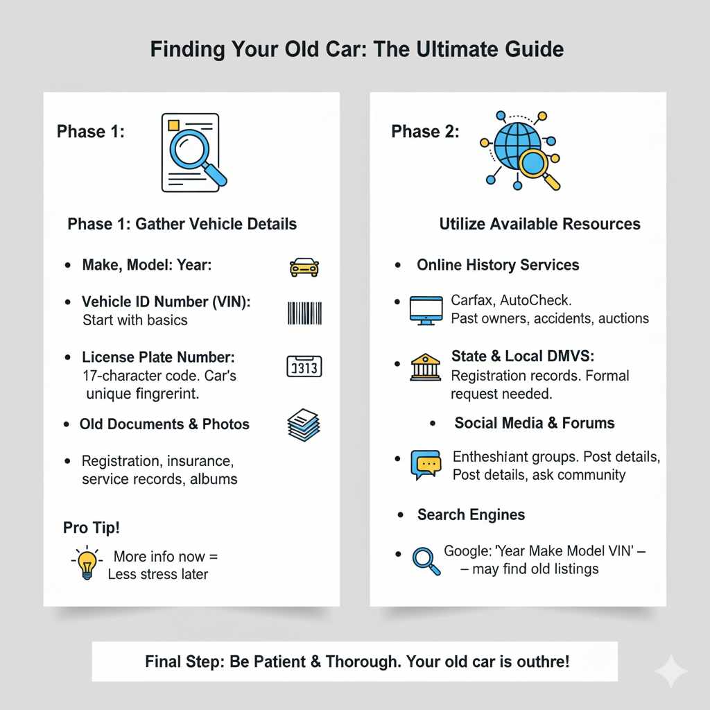Beginning the Search for Your Old Car