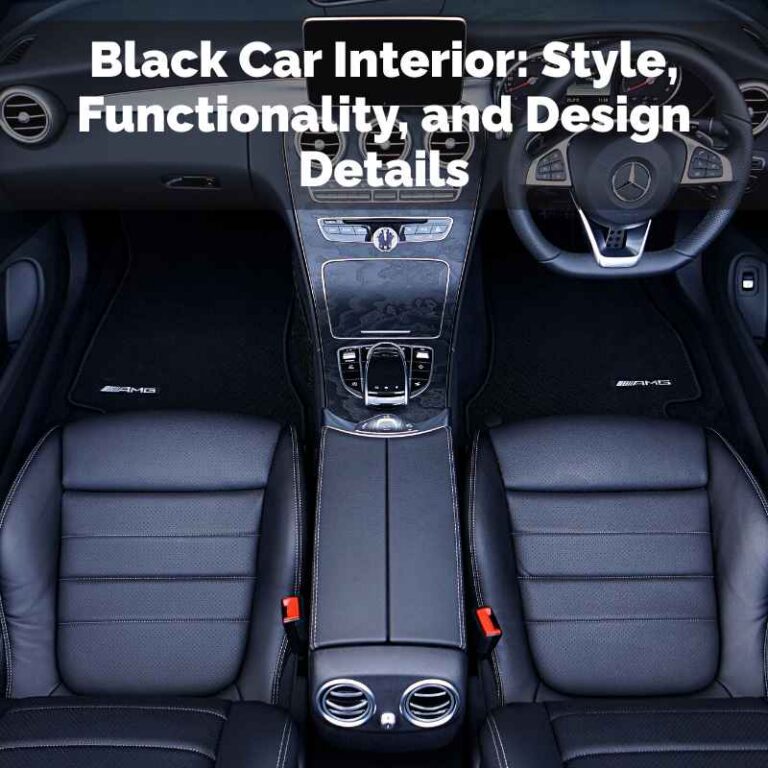 Black Car Interior