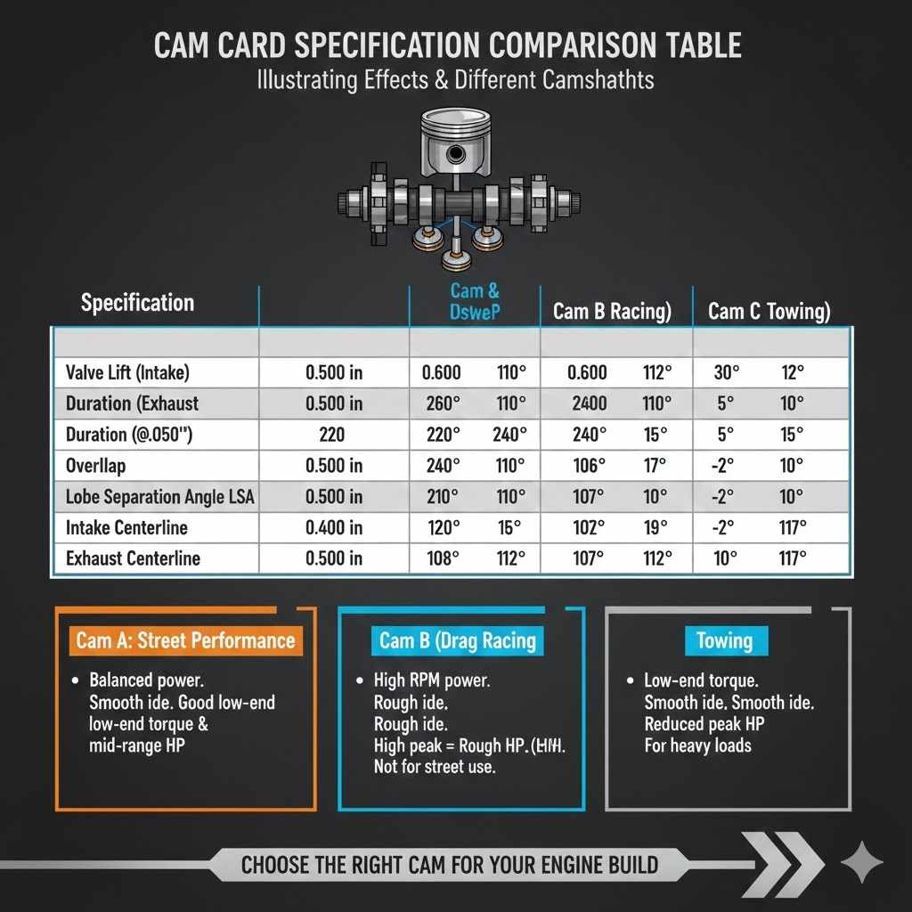Cam Card Specifications