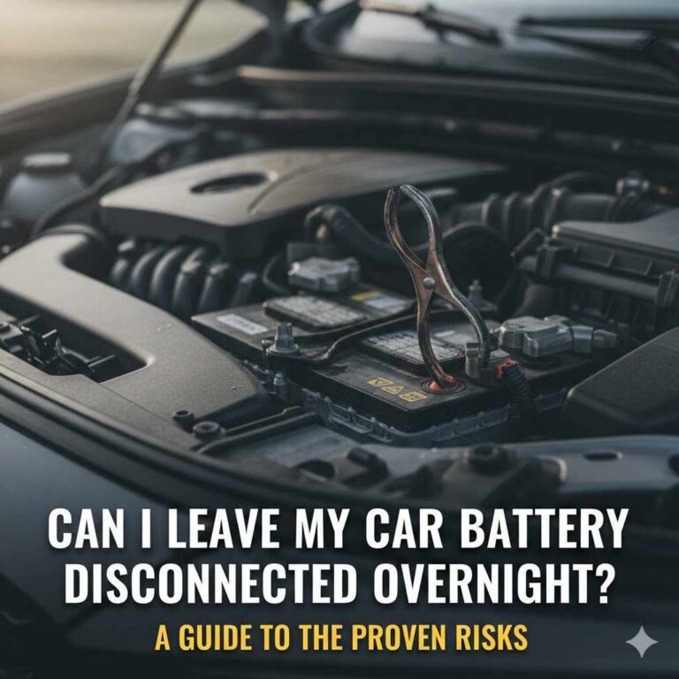 Can I Leave My Car Battery Disconnected Overnight