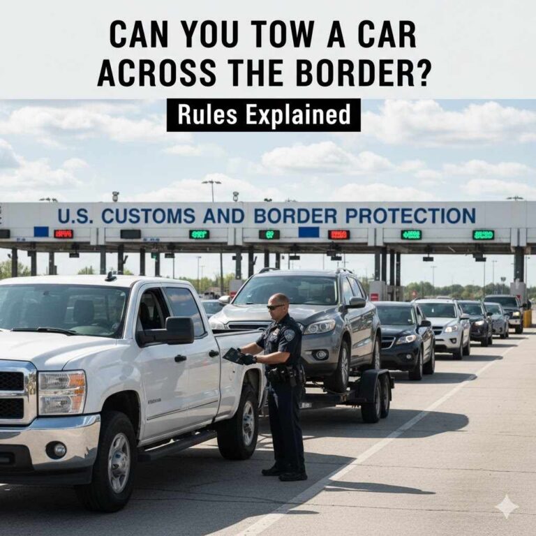 Can You Tow a Car Across the Border