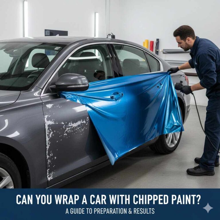 Can You Wrap a Car With Chipped Paint?