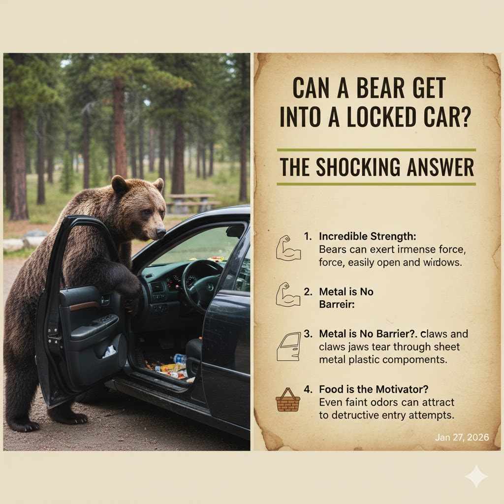 Can a Bear Get Into a Locked Car