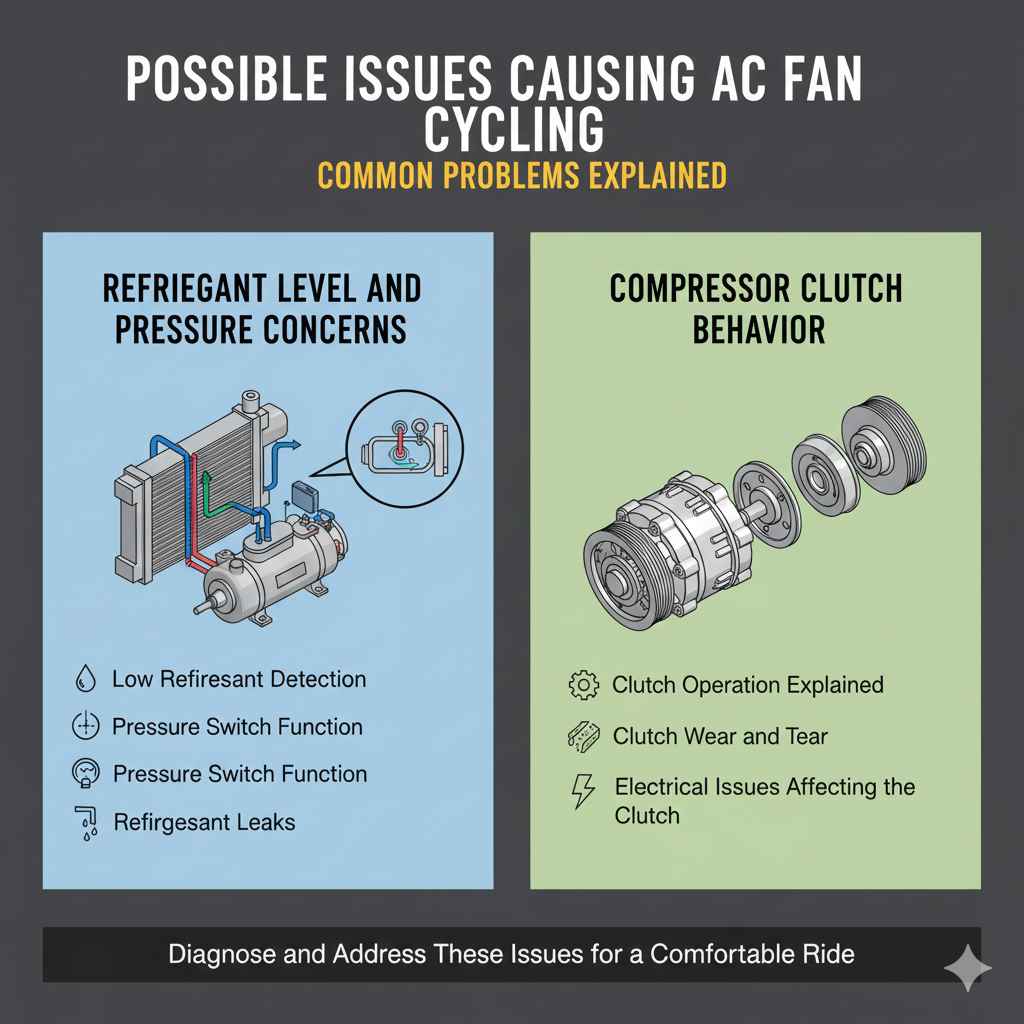 Possible Issues Causing AC Fan Cycling