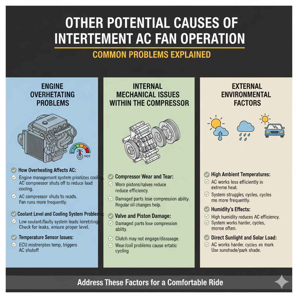 Other Potential Causes of Intermittent AC Fan Operation