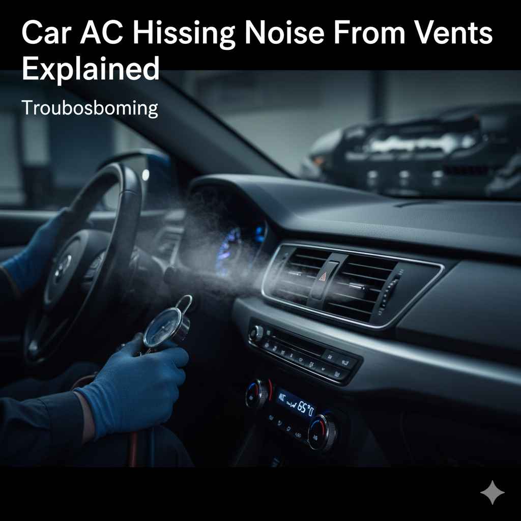 Car AC Hissing Noise From Vents Explained Troubleshooting