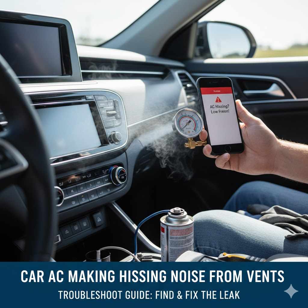 Car AC Making Hissing Noise From Vents Troubleshoot Guide