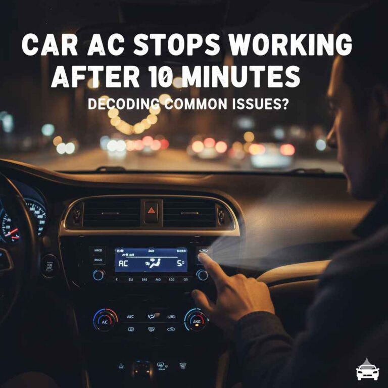 Car AC Stops Working After 10 Minutes