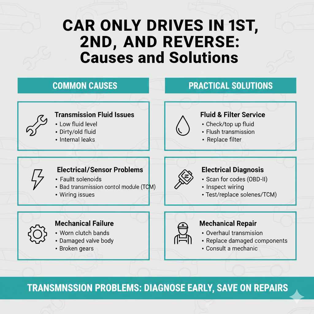 Common Reasons Your Car Is Stuck in 1st, 2nd, and Reverse