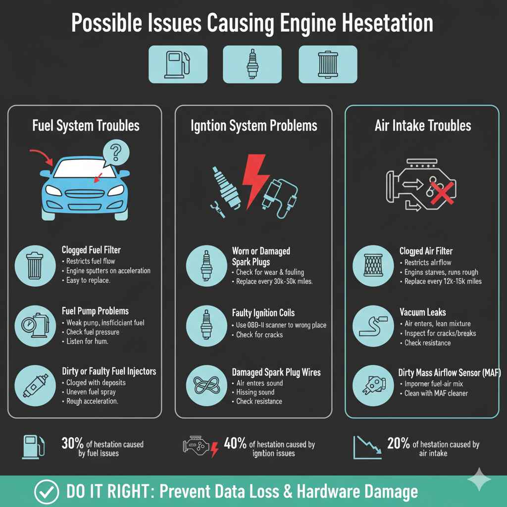 Possible Issues Causing Engine Hesitation