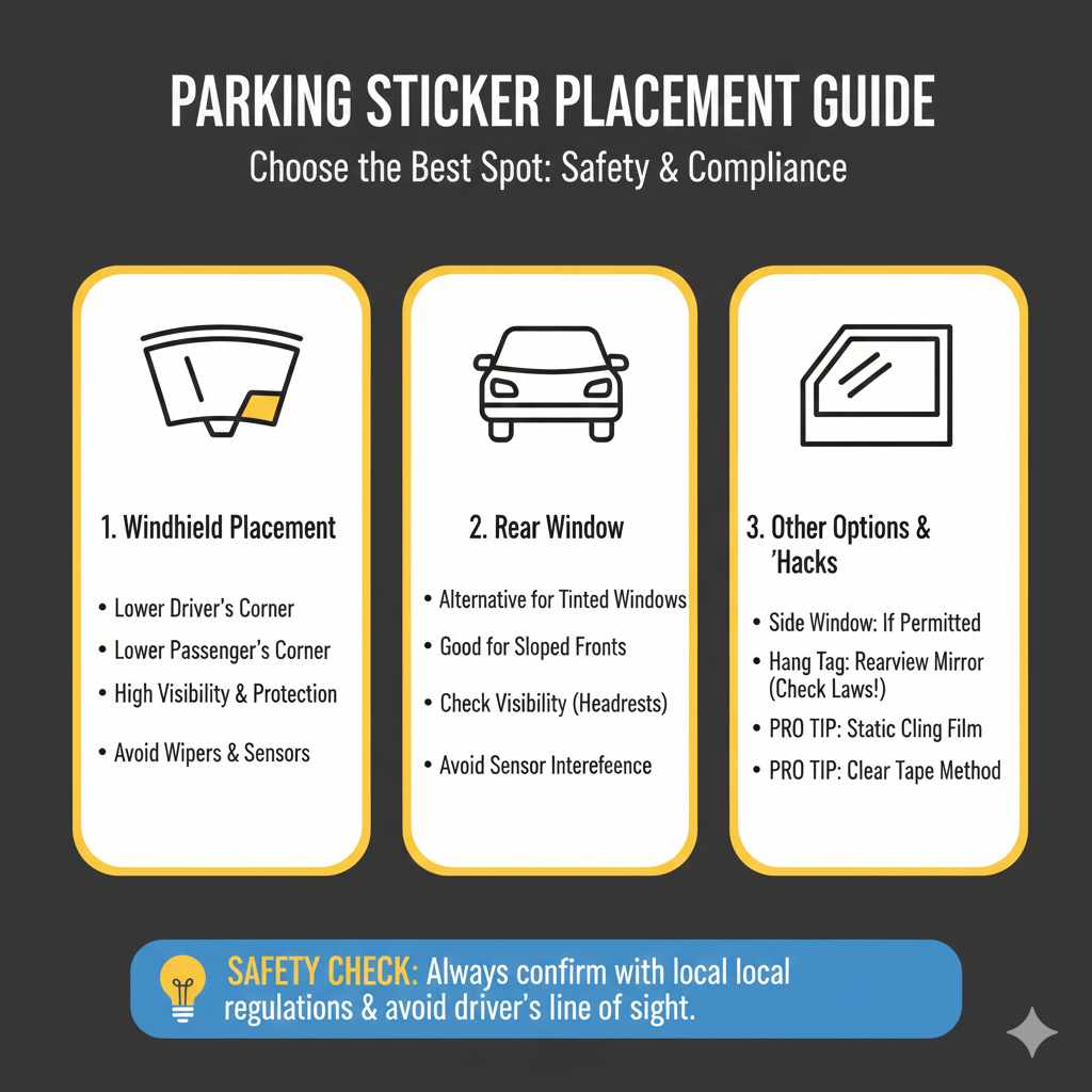 Choosing the Best Location for Your Sticker