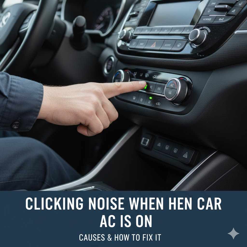 Clicking Noise When Car AC Is On: Causes and How to Fix It