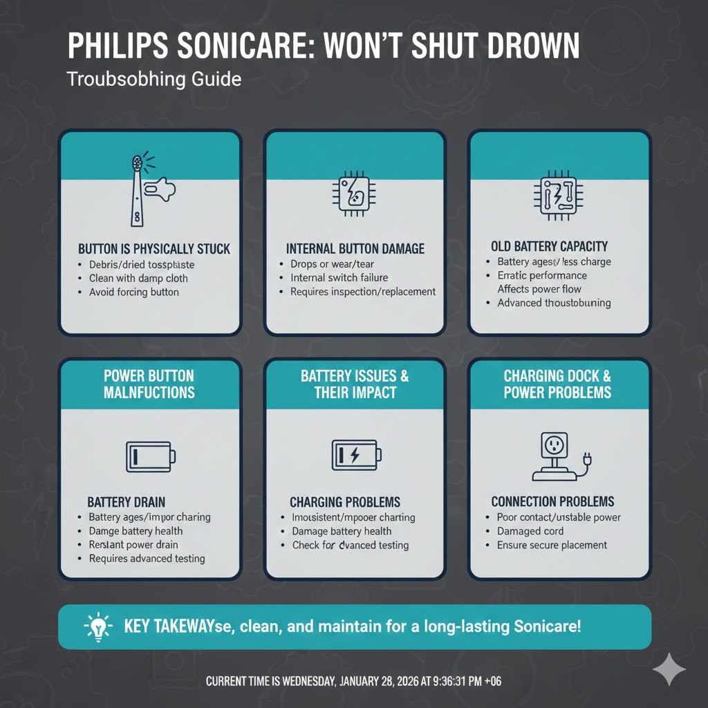 Common Causes of a Philips Sonicare That Won't Shut Down