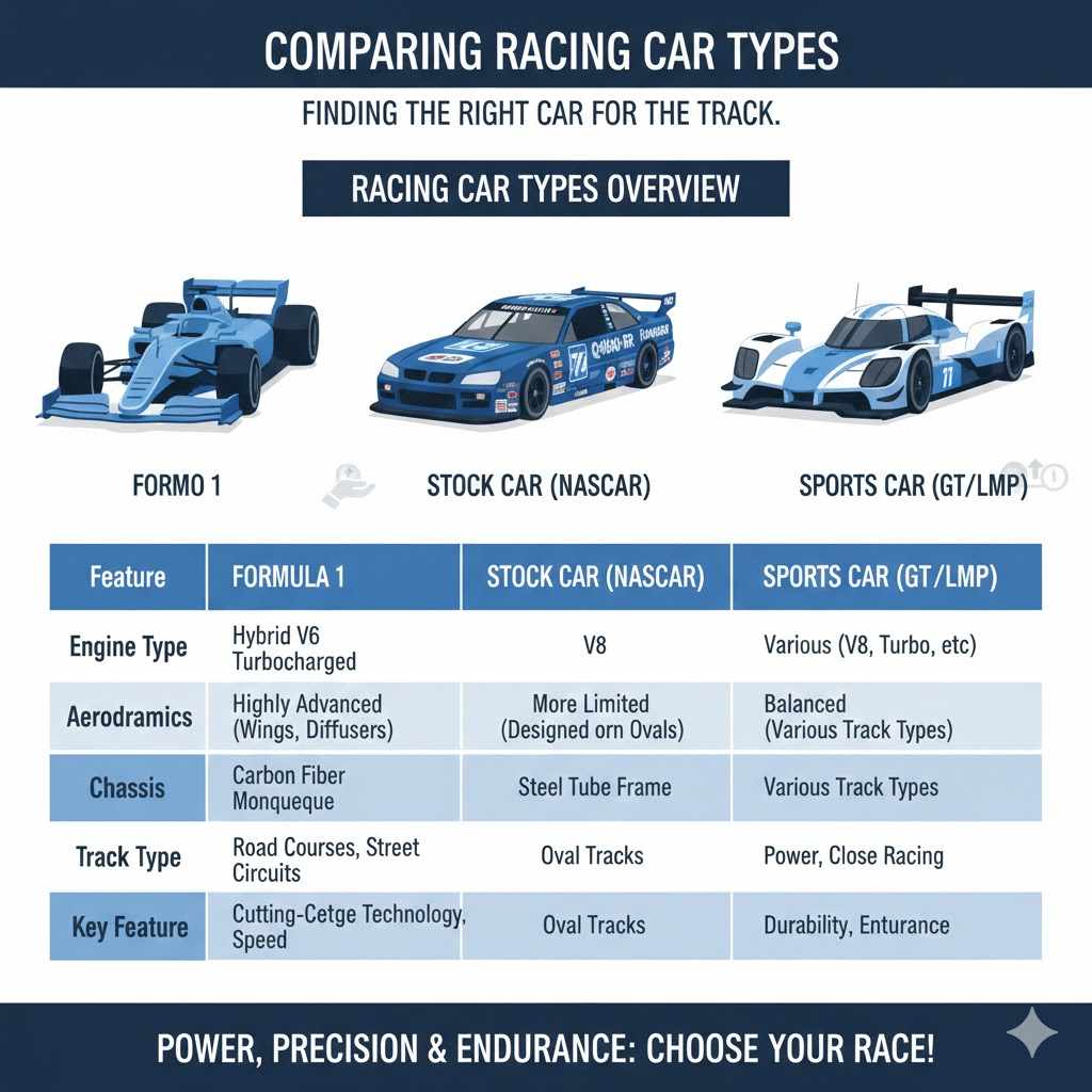 Comparing Racing Car Types

