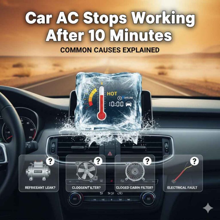 Car AC Stops Working After 10 Minutes