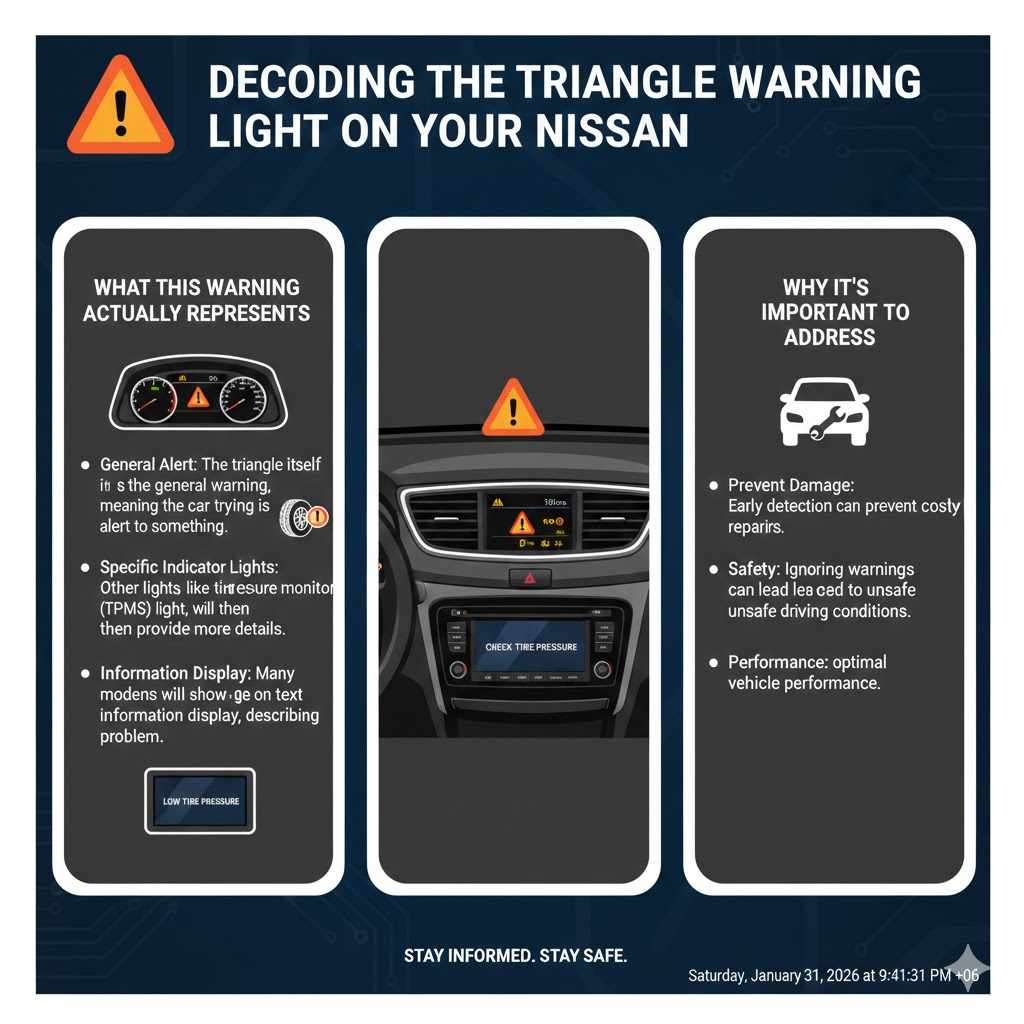 Decoding the Triangle Warning Light on Your Nissan