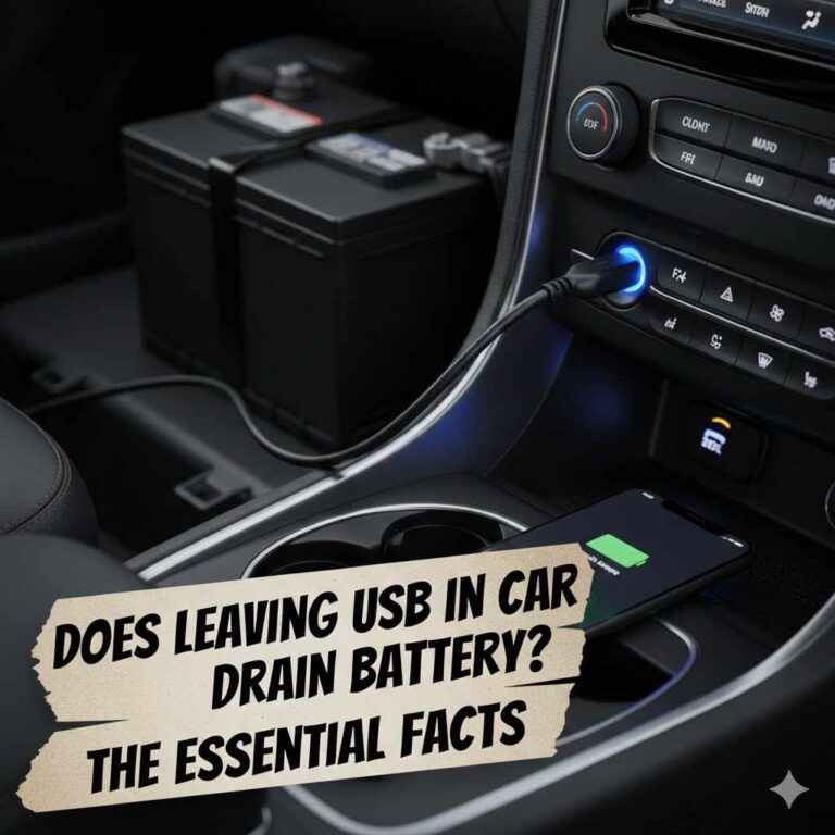 Does Leaving USB in Car Drain Battery