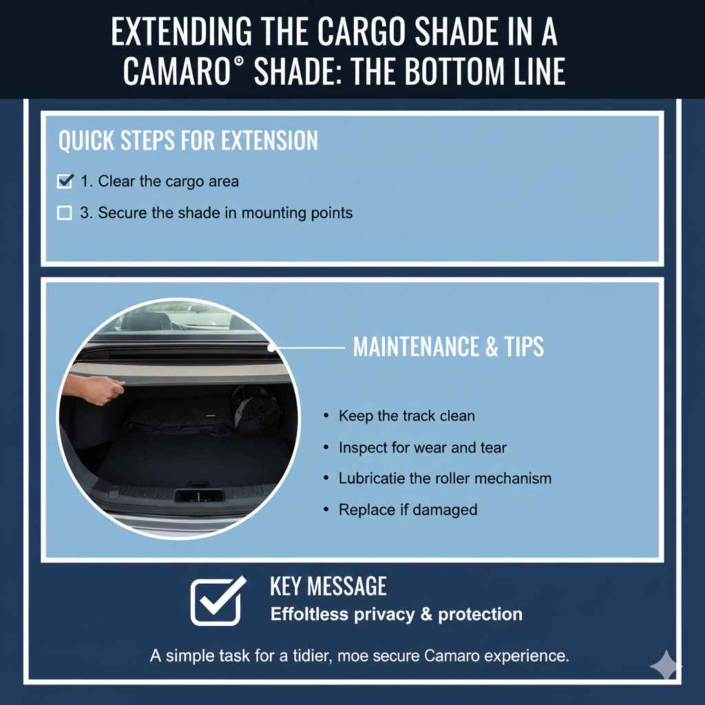 Extending the Cargo Shade in a Camaro: The Bottom Line