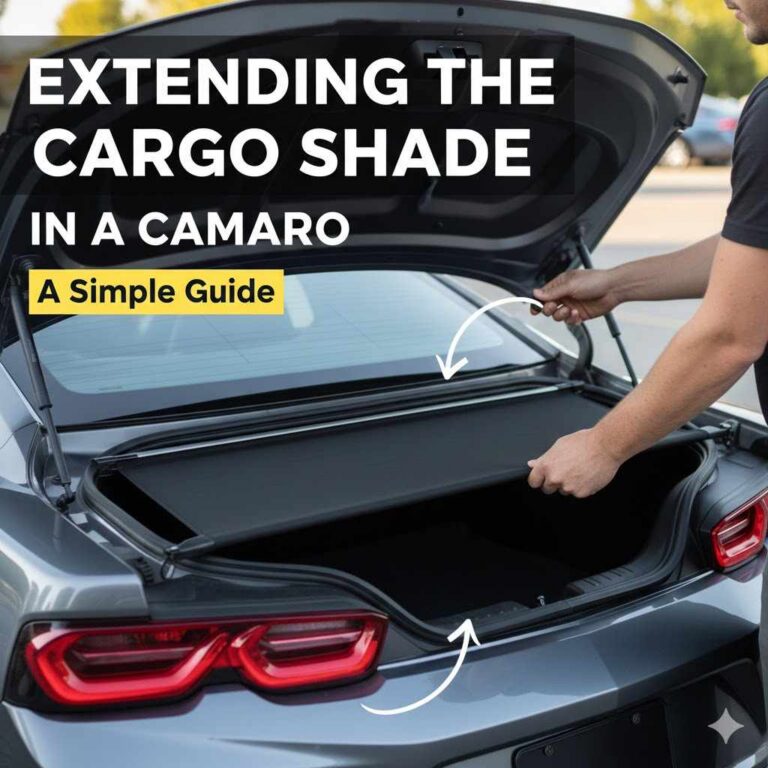 Extending the Cargo Shade in a Camaro