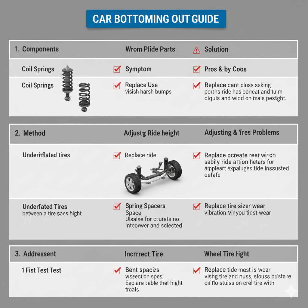 Fixing Issues and Performing How to Repair a Car That Bottoms Out
